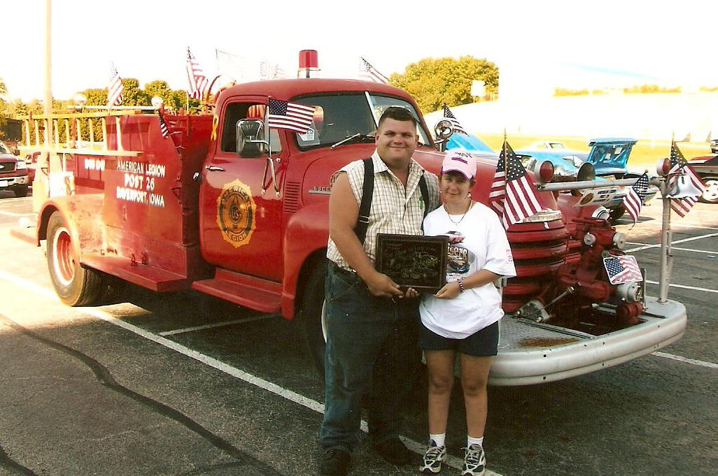 Mike Fry & Kim Dayton 1953 Chevy Fire Truck